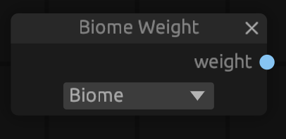 biome weight node