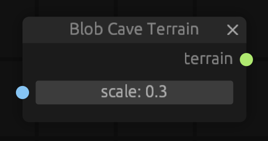 blob cave terrain node