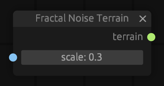 fractal noise terrain node