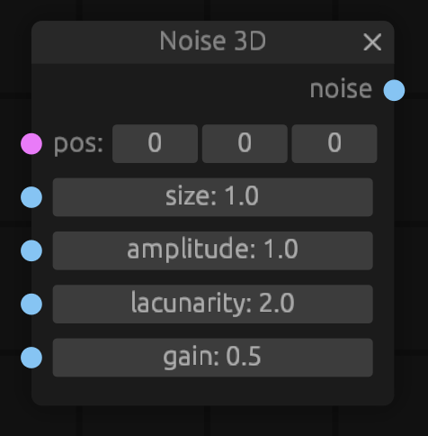 noise 3d node