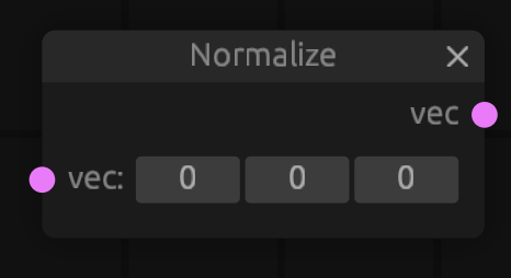 normalize node