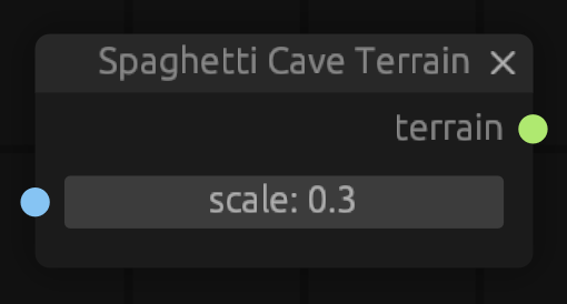 spaghetti cave terrain node