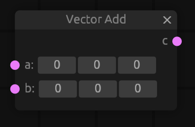 vector add node